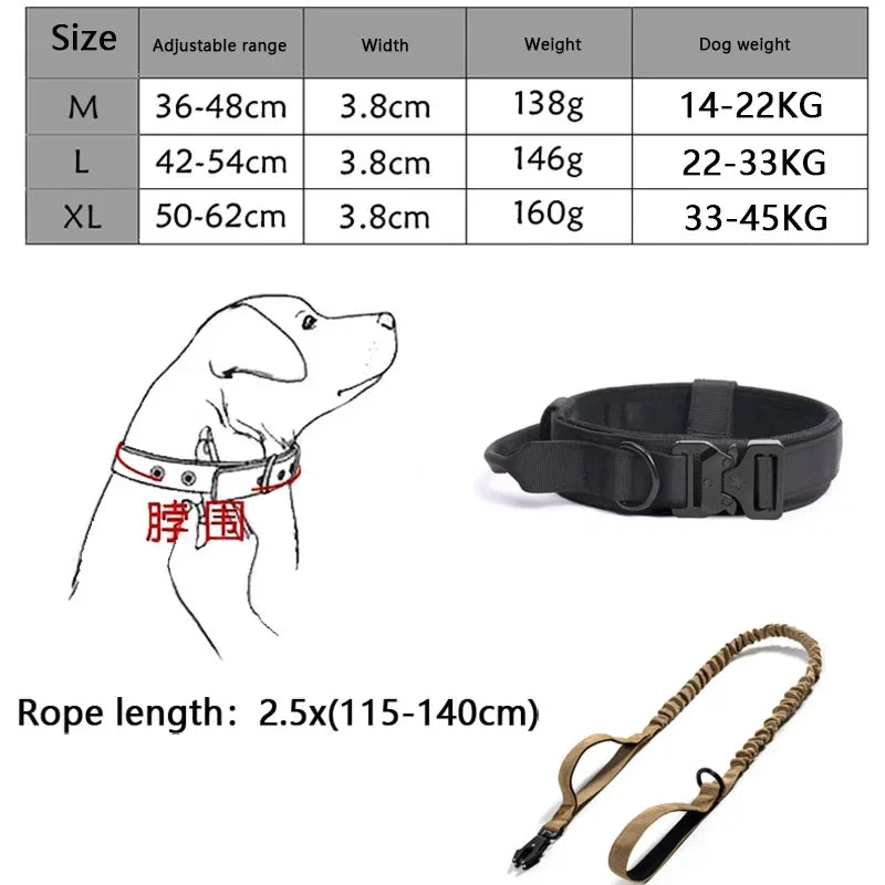 UnleashGo™ Adjustable Tactical Dog Collar &amp; Leash Set From Chaos to Control: The Max &amp; Jake Story