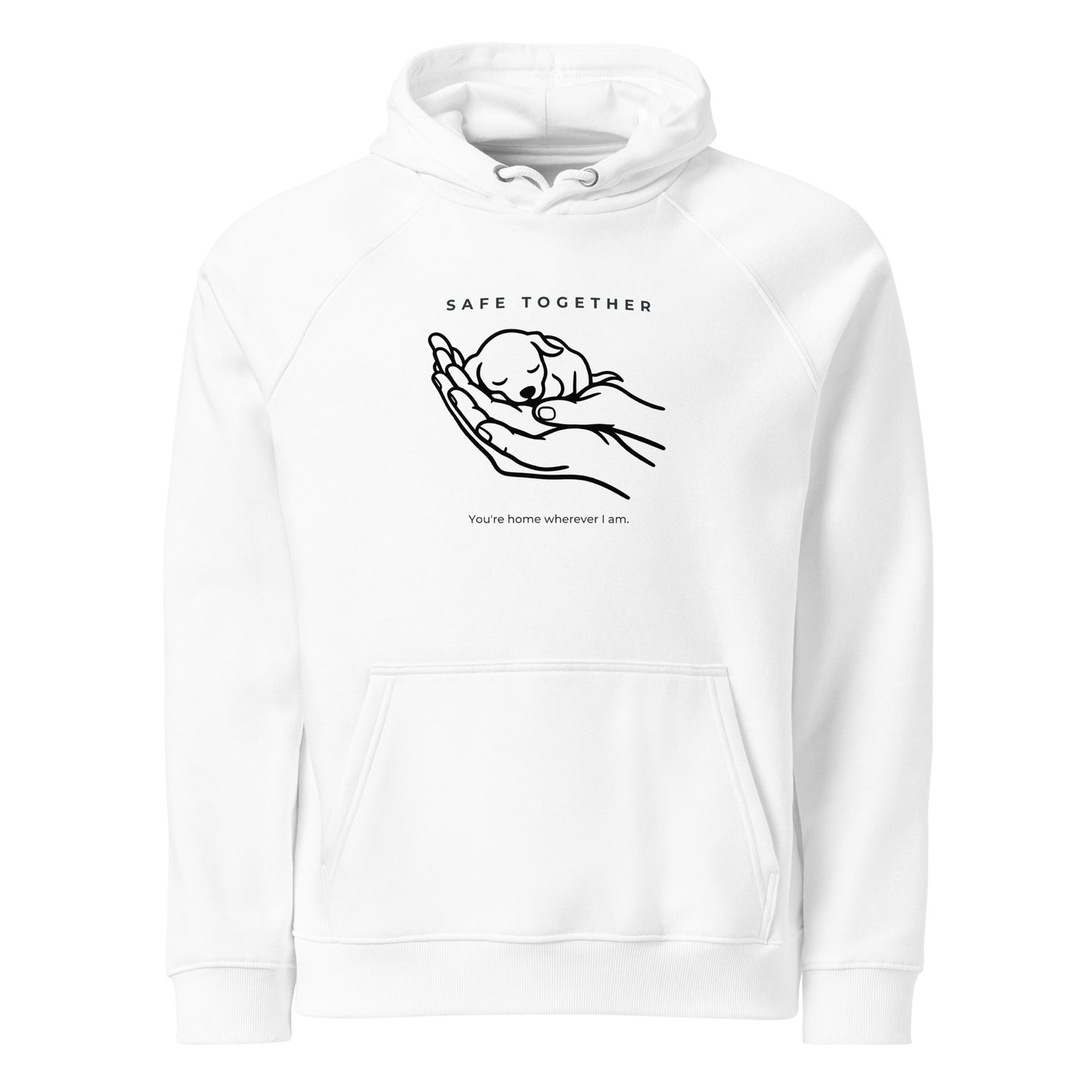 UnleashGo Safe Together – Classic Line Art Unisex Hoodie