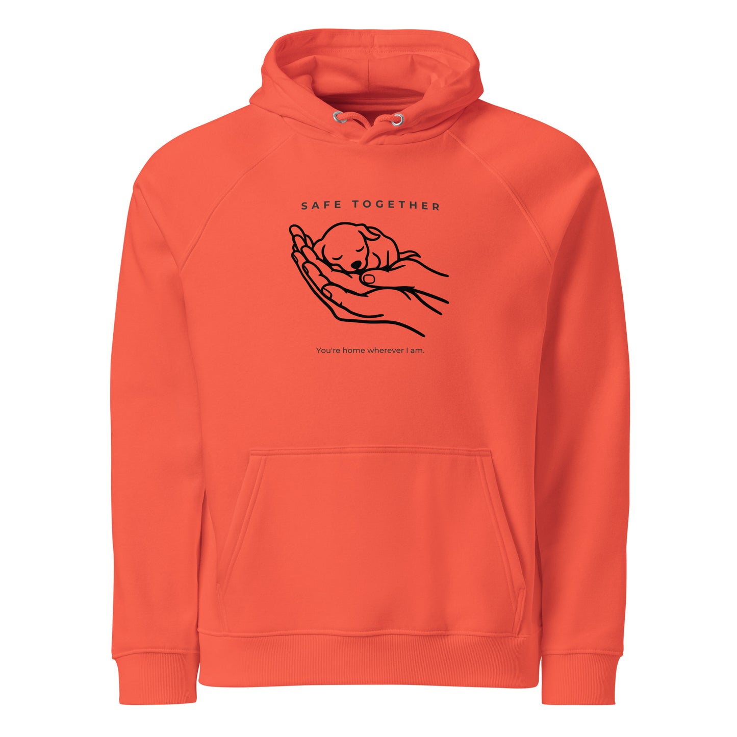 UnleashGo Safe Together – Classic Line Art Unisex Hoodie